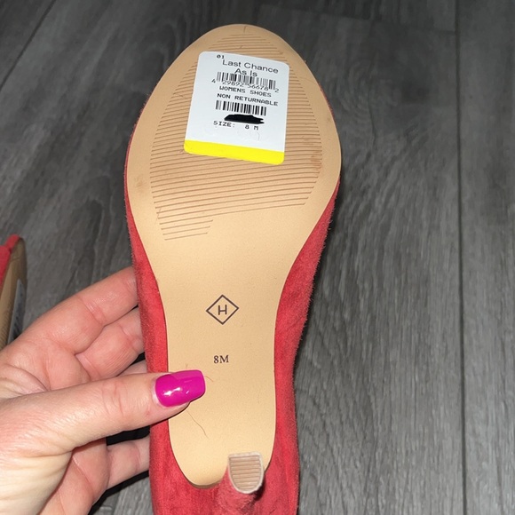 NWT Halogen Katrina Womens Suede Open Toe Ankle Bootie - Picture 6 of 8